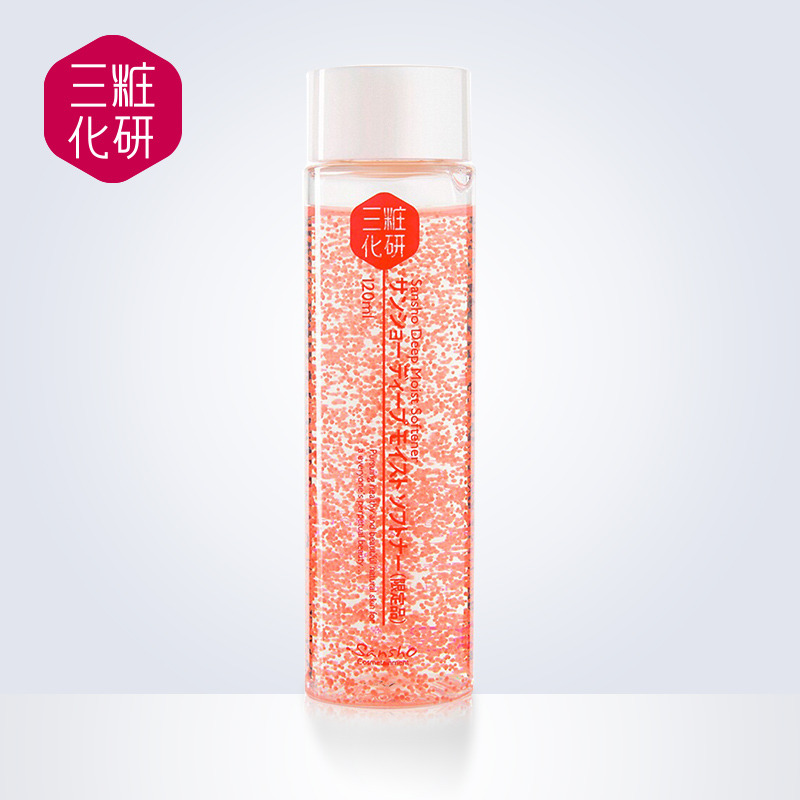 Sansho/三妆日本樱之柔皙精华水120ml补水保湿滋润美白颗粒精华水