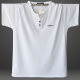 New summer clothes, trendy fat men, extra large pure cotton fat men plus fat plus size V-neck short-sleeved T-shirts, loose sports half-sleeves