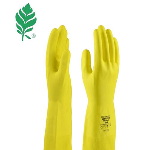LAKELAND REKLAND ER18F 100% PURE NATURAL RUBBER HIGH-PERFORMANCE ANTI-CHEMICAL GLOVES