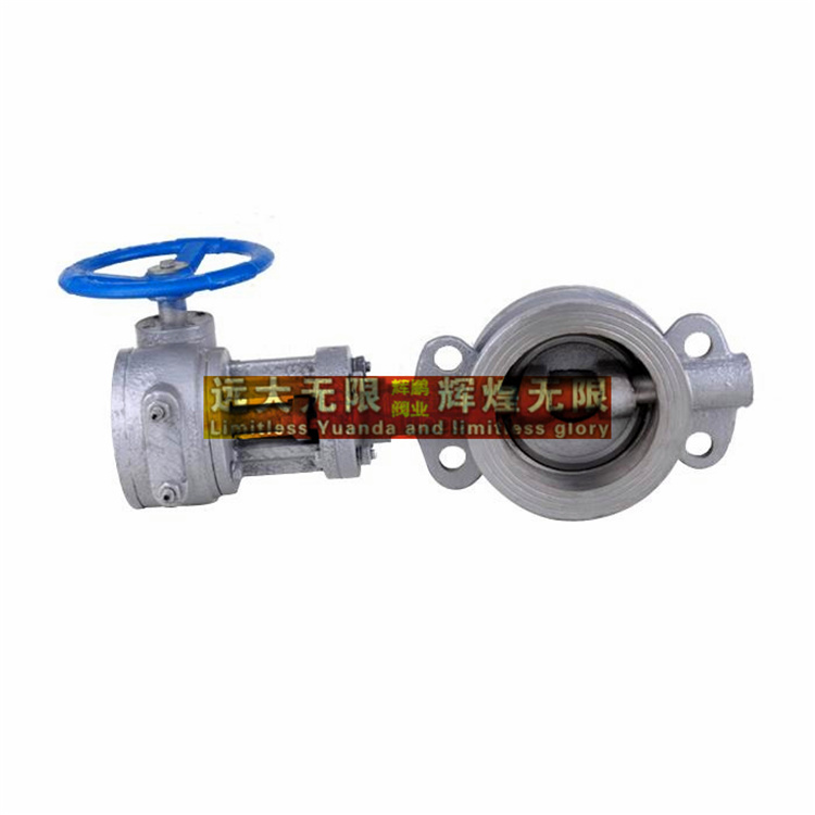 Large valve fine cast cast steel tri-eccentric hard seal to clamp butterfly valve D373H-16C DN50-600