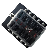 Multi-way fuse box with LED indicator screw wiring multi-way fuse box Audi car fuse holder