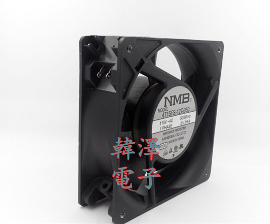 New NMB 4715FS-12T-B50 12038 115V 12cm anti-leaf AC cabinet fan