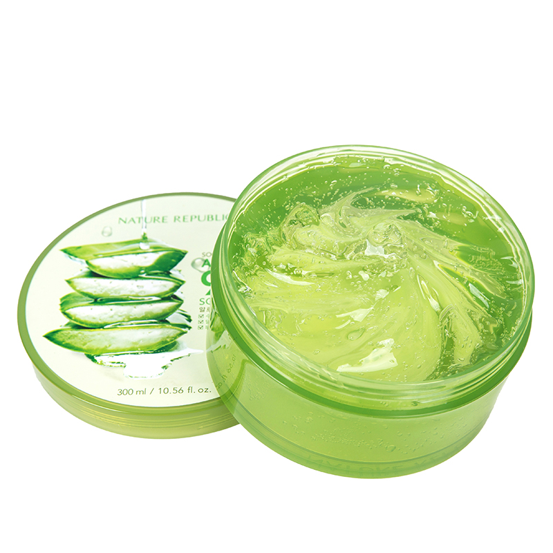 Nature Republic韩国自然乐园芦荟胶 补水保湿面霜*3瓶实惠装正品