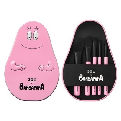 STYLENANDA 3CE化妆刷 hBARBAPAPA巴巴爸爸全套化妆刷便携软便携