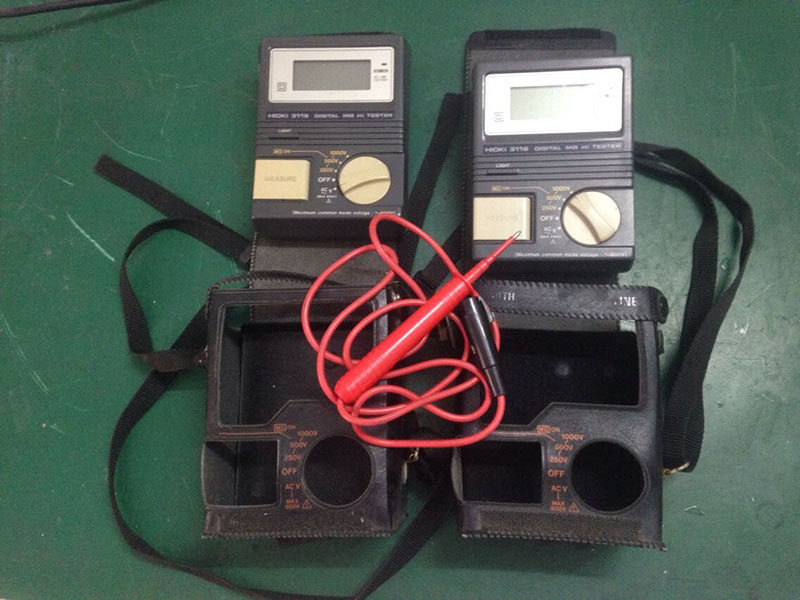 HIOKI3119 Used Day-Mounted Handheld Digital Milliohm Meter High Voltage MegohmMeter High Voltage Insulation Resistance Meter