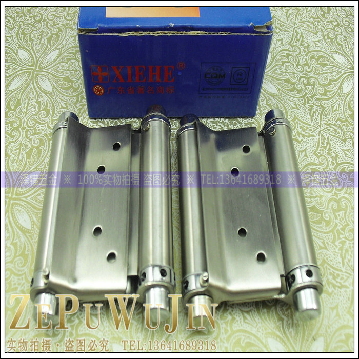 Concord double spring hinge hinge free door hinge closed door inner and outer opening hinge stainless steel spring hinge 3 inch