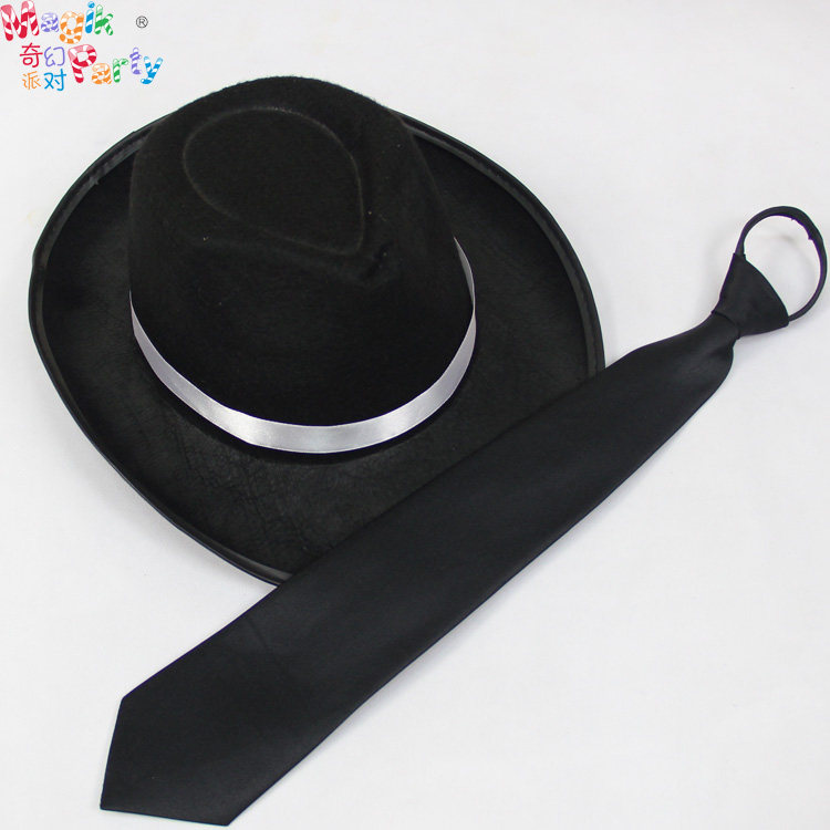 Halloween Cosplay props magician's hat magic hat top hat top hat gentleman's hat jazz hat