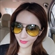 Kính râm ngày và đêm kính mắt nữ lái xe kính râm nam phân cực đặc biệt Người lái xe đêm lái xe chống chùm cao kính gọng vuông Kính râm