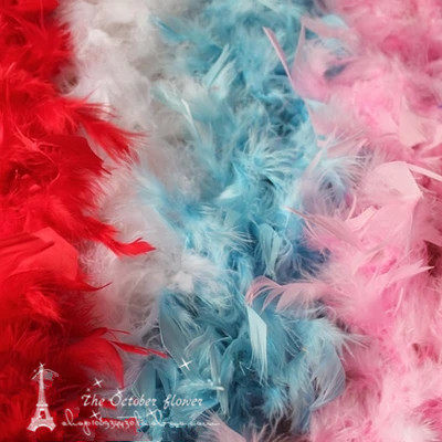 Colorful Feather Rattan Various DIY Bouquet Hand Bouquet Packaging Materials Feather Wedding Decorations