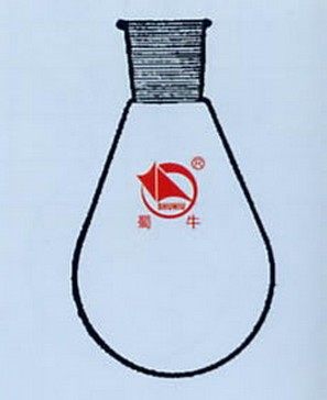 150ml  24# 标口 茄型烧瓶 梨形烧瓶 茄形 梨型反应瓶