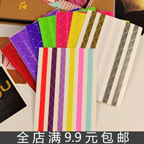 Corner paste photo sticker diy handmade photo album corner sticker 18 color optional