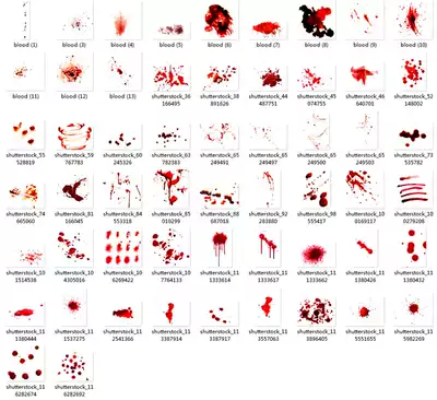 152张喷溅飞溅的血液血迹合成素材张高清图片 152张喷溅飞溅的血液血迹合成素材张高清图片