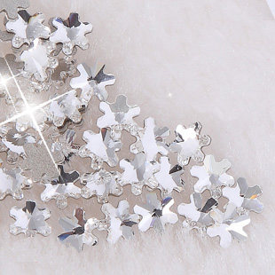 KaSi雪花形水钻美甲装饰指甲手机钻水钻贴钻工具:5mm*5mm 2颗装