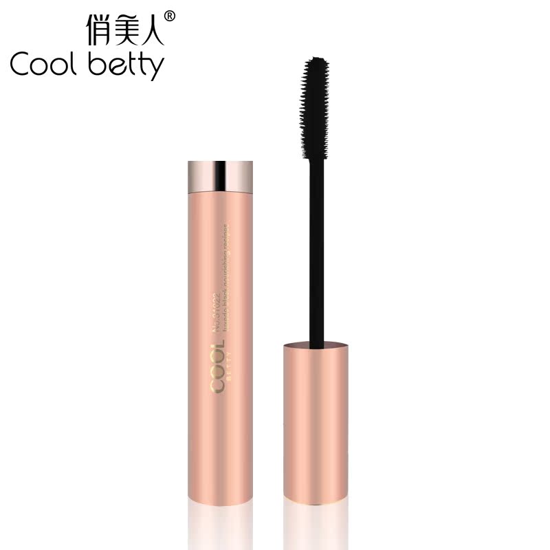 俏美人臻密羽扇睫毛膏防水卷翘浓密纤长不晕染持久锁色易卸妆正品