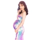 8046 cho thuê phụ nữ mang thai quần áo mới studio ảnh bụng lớn nàng tiên cá chụp ảnh nghệ thuật ảnh sequin váy váy
