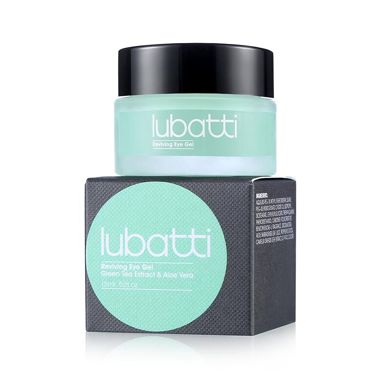 lubatti露芭缇绿茶眼凝露15ml 保湿去黑眼圈细纹眼霜 英国