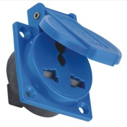 Industrial socket multi-function European connector TYP1609 (10A3 pole) IP44 3 core