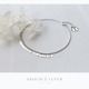Tình yêu lodge 925 bạc vòng chân nữ cá tính đơn giản ellipsoid ánh sáng vòng chân Sen hình học văn học ngọt ngào vòng chân vòng chân nhảy múa Vòng chân