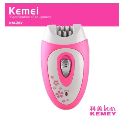 Comey KEMEI rechargeable multifunction three-in-one shave lady electric plucked hair remover KM-207