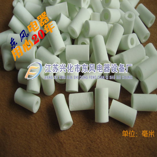 Threading ceramic tube wearing electric wire insulation ceramic bead high temperature resistant high frequency porcelain joint ceramic grain 1 bag 1 kg