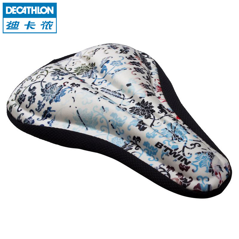 迪卡侬 自行车坐垫套加厚硅胶台湾产 山地车死飞公路 S BTWIN