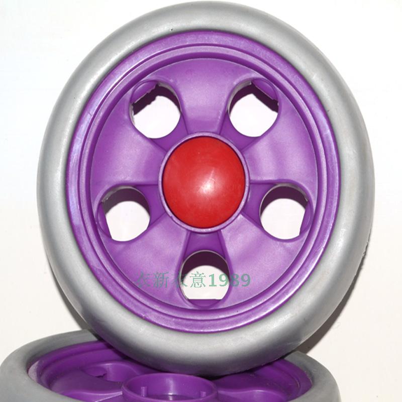 Children's bamboo wheel various stroller wheels baby imitation rattan wheel baby stroller big universal wheel small universal wheel