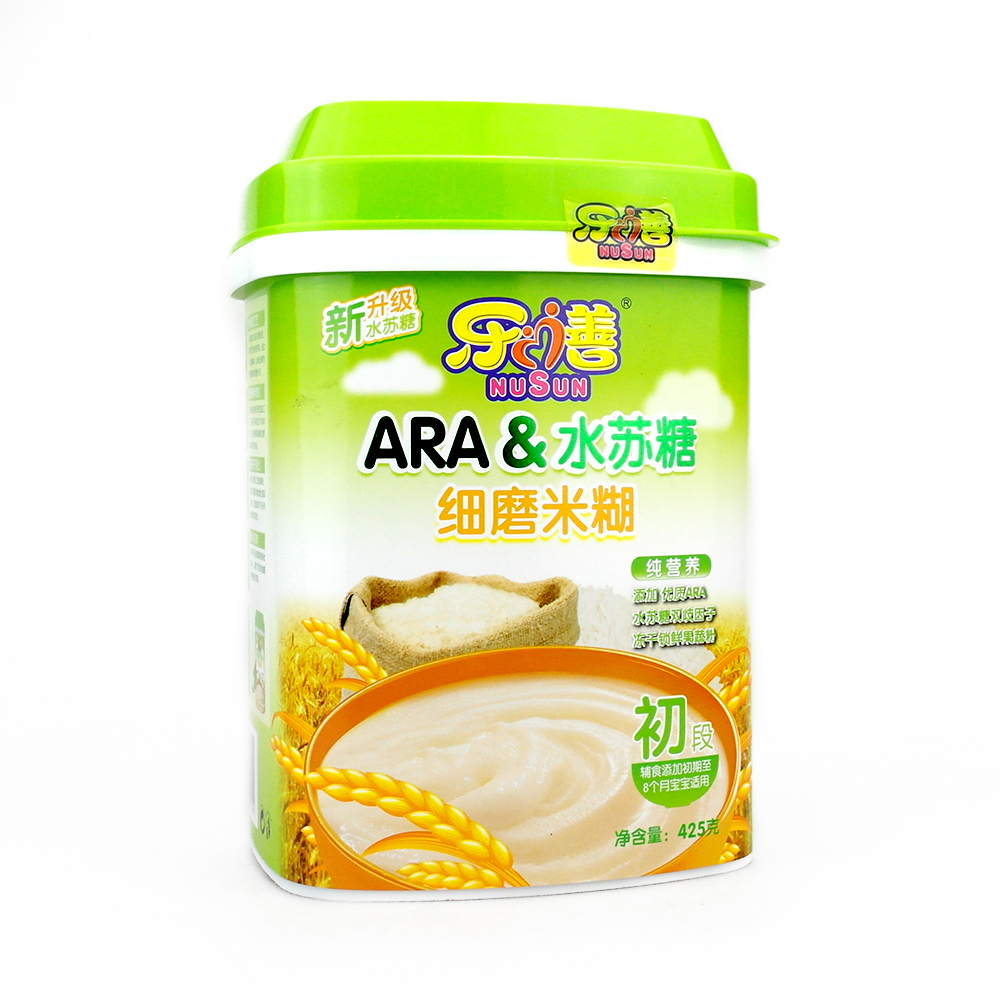 臣生乐僐ARA水苏糖婴幼儿米糊米粉宝宝辅食纯营养初段425g CS2542