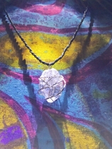  Out(Back to that era No 107)JOs winding art White crystal tourmaline symbiotic pendant lone product