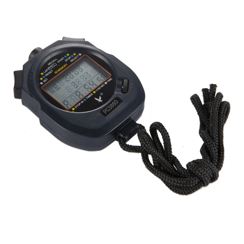 Sky Fooseconds Table PC3860 Three-row 60 Road Memory stopwatch Athletics Competition Run Table Timer-Taobao