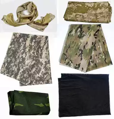 Military fans Field black CP ACU desert digital Sansha camouflage camouflage net scarf scarf scarf scarf bib men and women