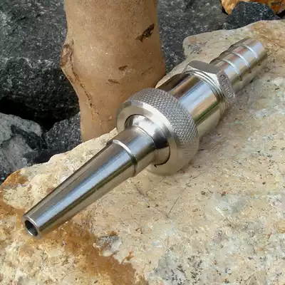 Customized water pump fire hose pagoda connector 304 stainless steel high pressure direct water column wash car flush gun head