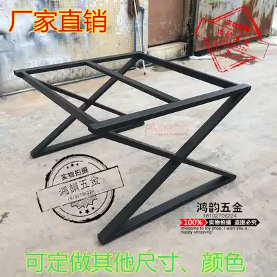 Special price professional office bench simple table frame meeting large Class Cross characteristics good-looking firm and strong table direct sales