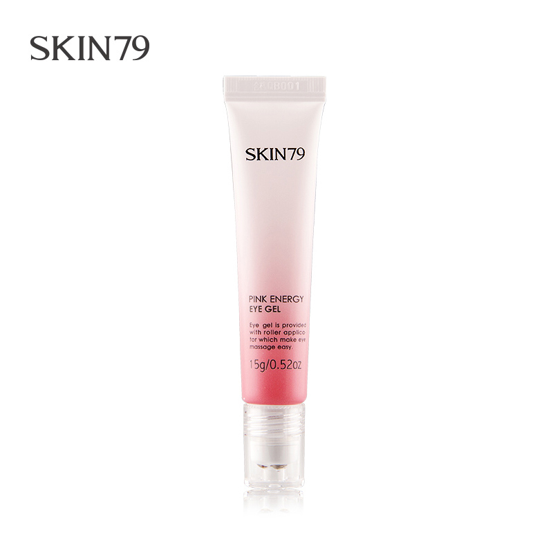 SKIN79正品粉红能量眼部啫喱滋润补水美白紧致眼部护理护肤品韩国
