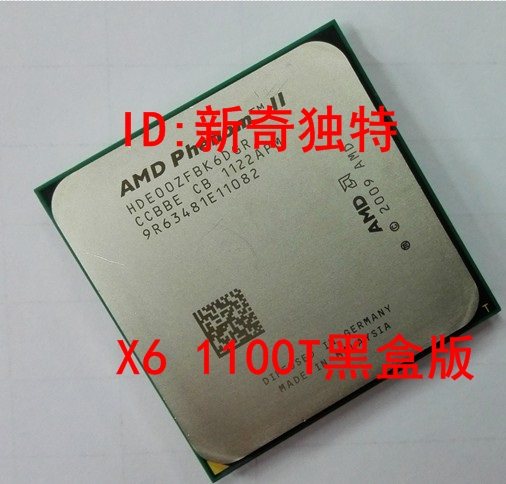 AMD Phenom II X6 1100T 1090T CPU black box version loose film AM3 six-core Official version spot