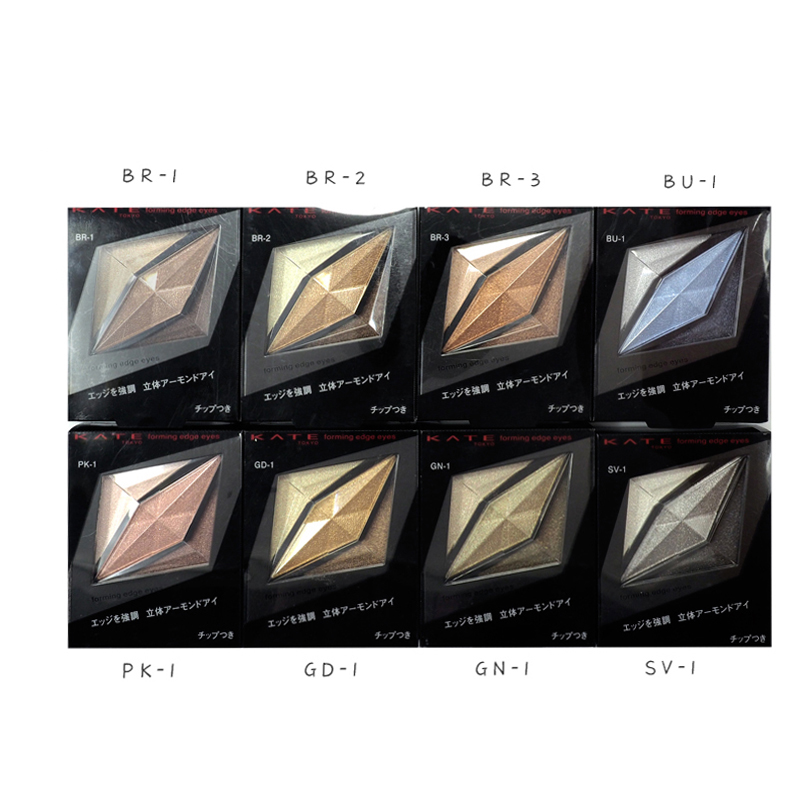 Kanebo/嘉娜宝日本KATE 骨干觉醒三色杏仁眼影 立体钻石魅族眼影