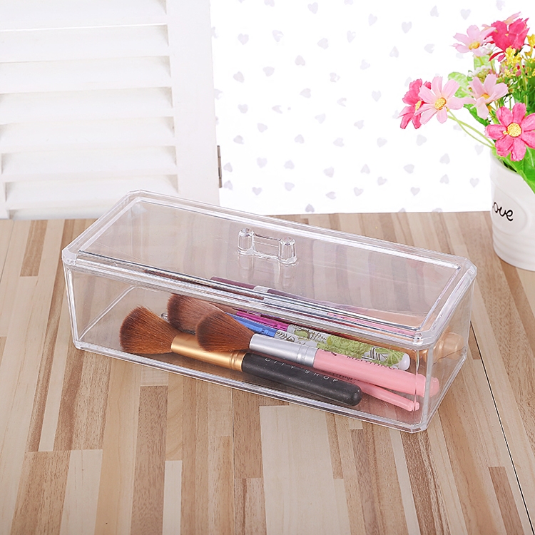 Acrylic Cosmetic Box Multifunctional Storage Box Skin Care Storage Box Brush Box Jewelry Box Makeup Box With Lid
