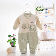 Tong Leyuan net màu cotton mỏng tập tin đóng cửa những người thân bông dịch vụ nhà điều hòa không khí 2018 mới - Áo liền quần