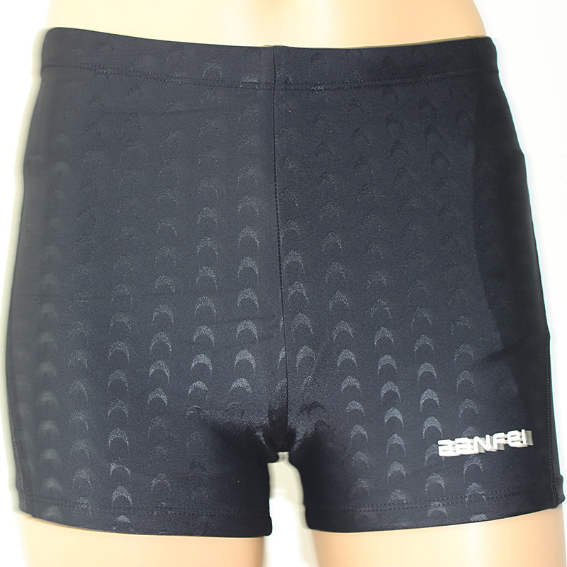 Banfi imitation shark skin swimming trunks men's boxer swimsuit waterproof quick-drying swimming trunks competition hot spring four seasons