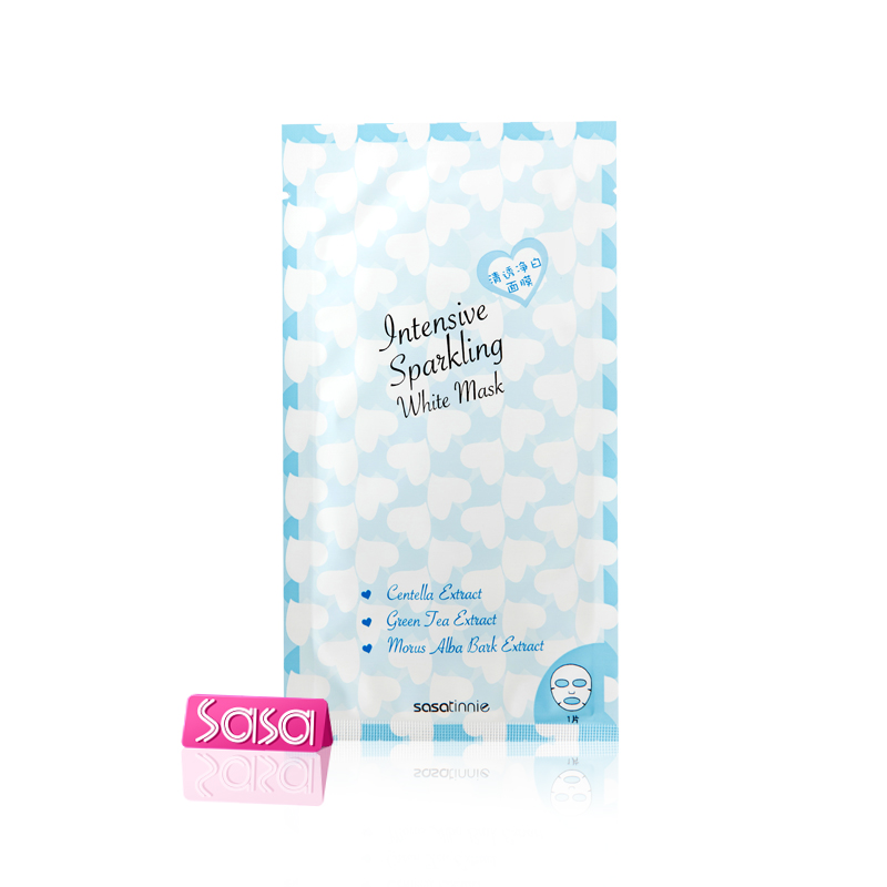 香港莎莎sasa sasatinnie清透净白面膜  一片装 20g