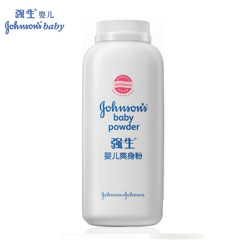 强生婴儿爽身粉新生儿 宝宝天然痱子粉200g 瓶装干爽婴儿用品正品