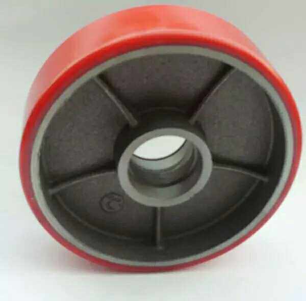 Noli stacker accessories manual hydraulic stacker wheel hand-push cow wheel accessories 200*50-47 loaded 6204