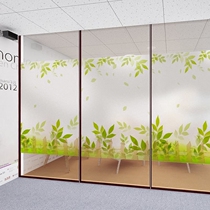 Fresh bathroom balcony shading sunscreen glass stickers frosted electrostatic glass film cartoon doors and windows stickers