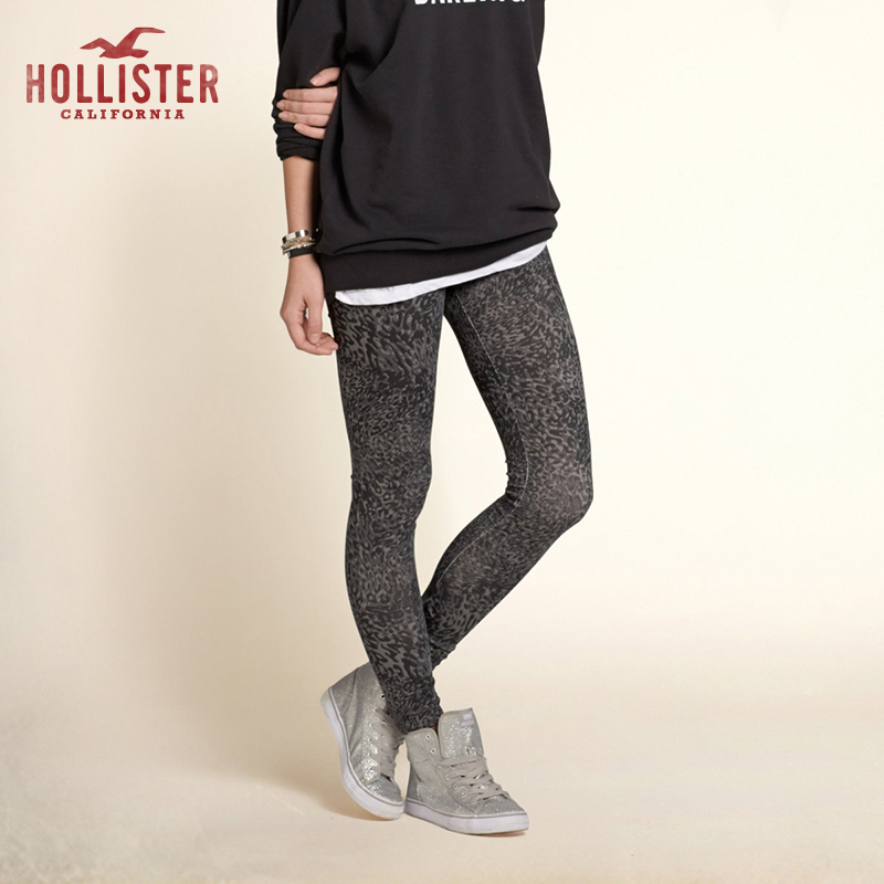 Hollister 动物图案打底裤 女 91292