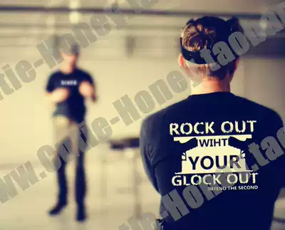 Original custom GLOCK GLOCK G17 shooting gun military tactics military fan training outdoor T-shirt short sleeve large size