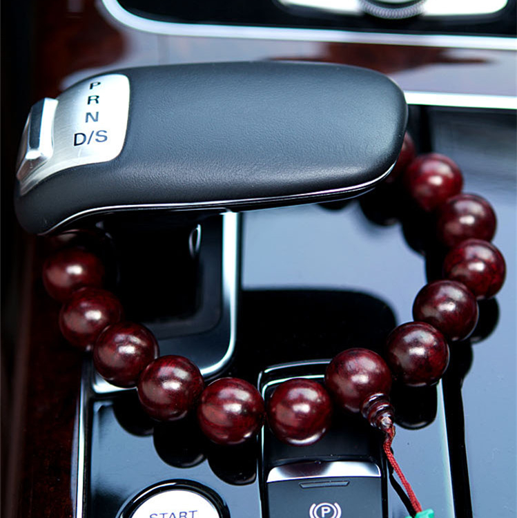 汽车用品档位珠 大禅木开光佛珠 倒车镜珠 大号禅木佛珠车内饰品