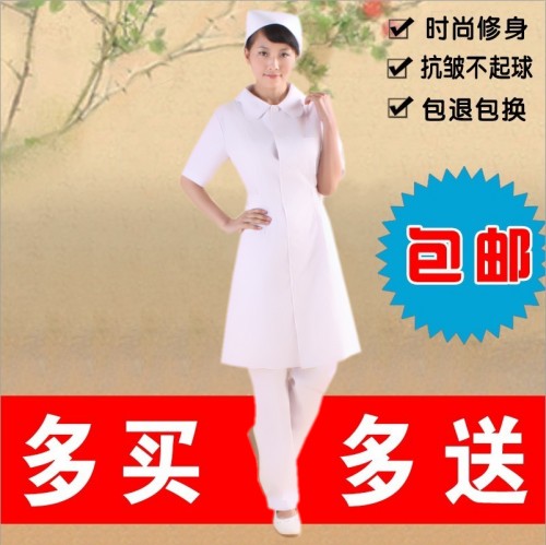 New South Dingell Nursing wear summer clothing Nursing wear short sleeve round neckline Dispensary Workwear NX-032