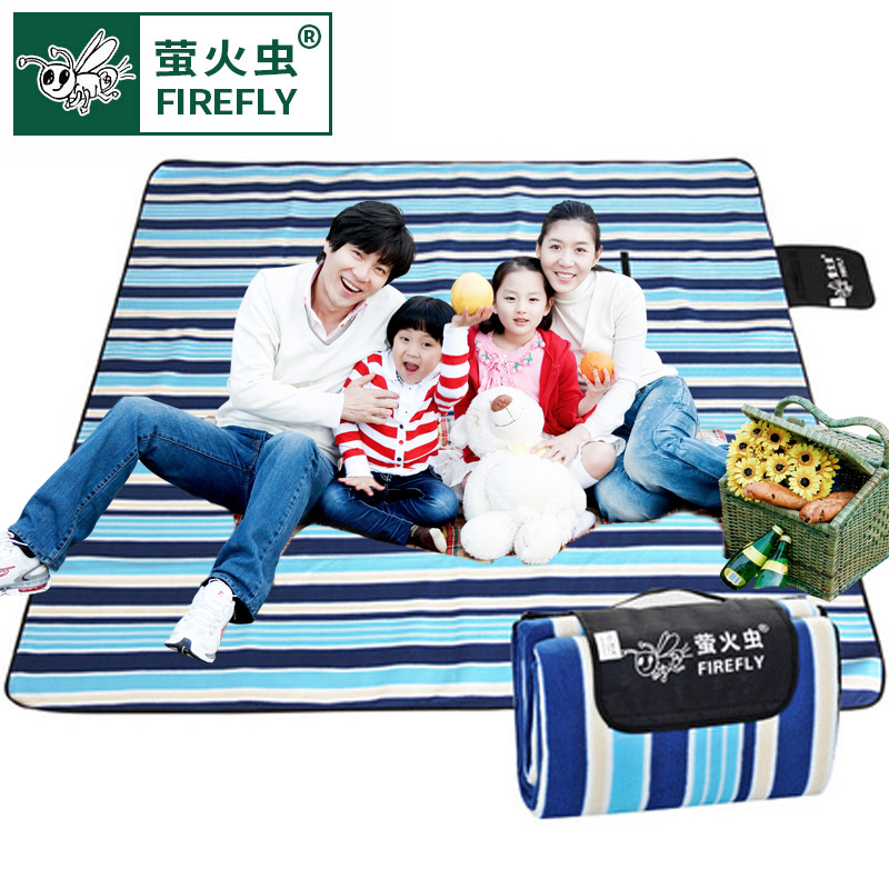 Firefly Picnic Mat Anti-Tide Cushion Outdoor Portable Beach Lawn Ground Mat Waterproof Thickened Picnic Picnic Picnic
