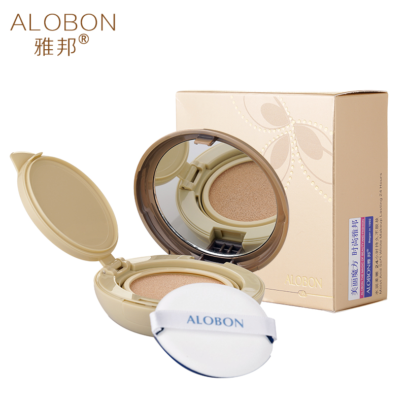 【天猫超市】AloBon/雅邦气垫CC粉凝霜15g防晒隔离粉底液bb霜8816