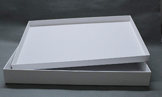 картон 纯白色手工扁平西装西服礼服大衣相框包装送礼品收纳硬纸板礼物盒 Dream van Gogh