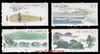 T144 West Lake stamps full-page stamps Hangzhou West Lake Collection Jiapin Fidelity Original Glue